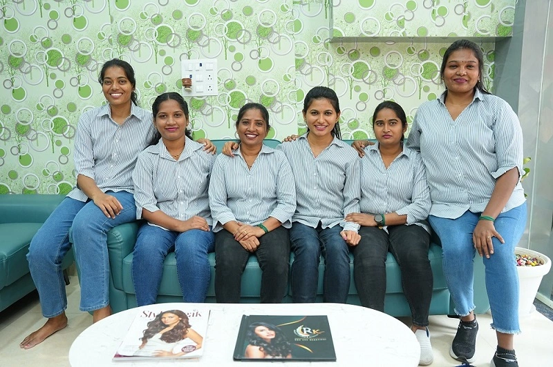 Enhancing Natural Beauty services by best bridal makeup artist in Tirupati RK Makeup Studio