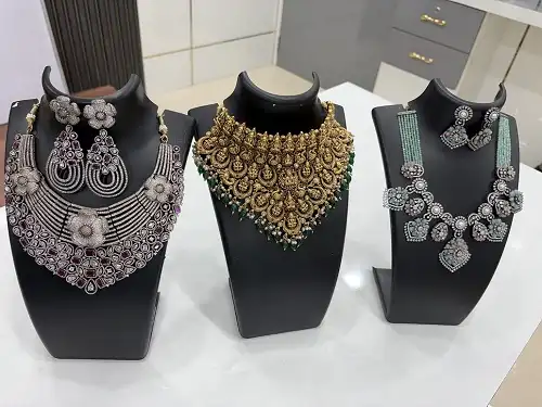 Elegant Jewellery for Every Occasion services by best bridal makeup artist in Tirupati RK Makeup Studio