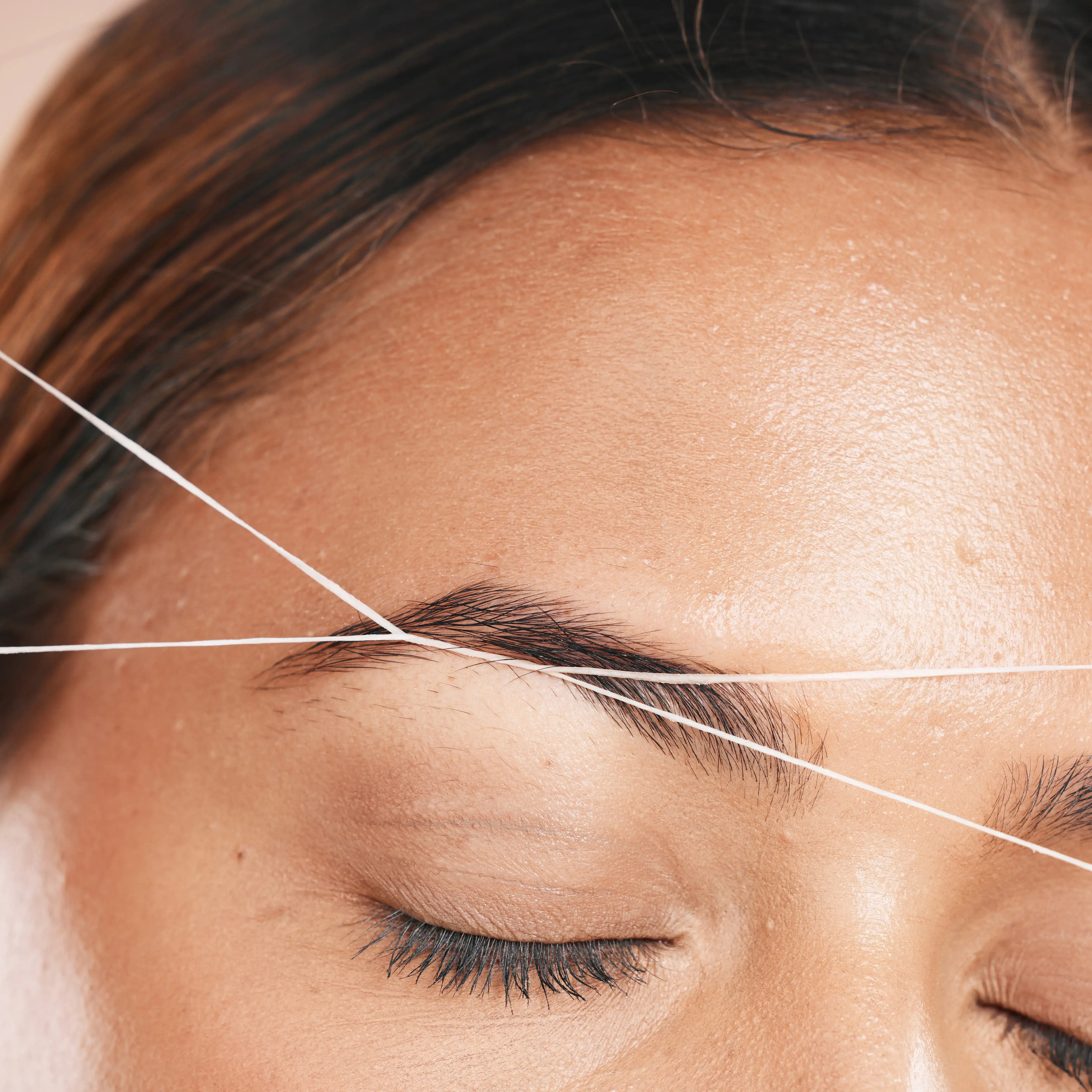 Threading services by best bridal makeup artist in Tirupati RK Makeup Studio